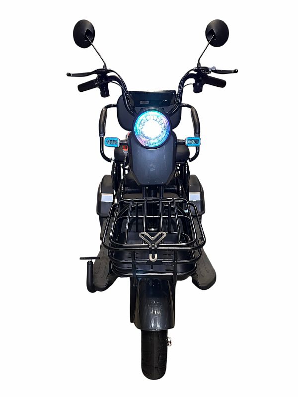 Трицикл аккумуляторный ONEMOTO ET-X1 (48V23Ah;кол.3.00-8;3-местн.;бараб. тормоза)