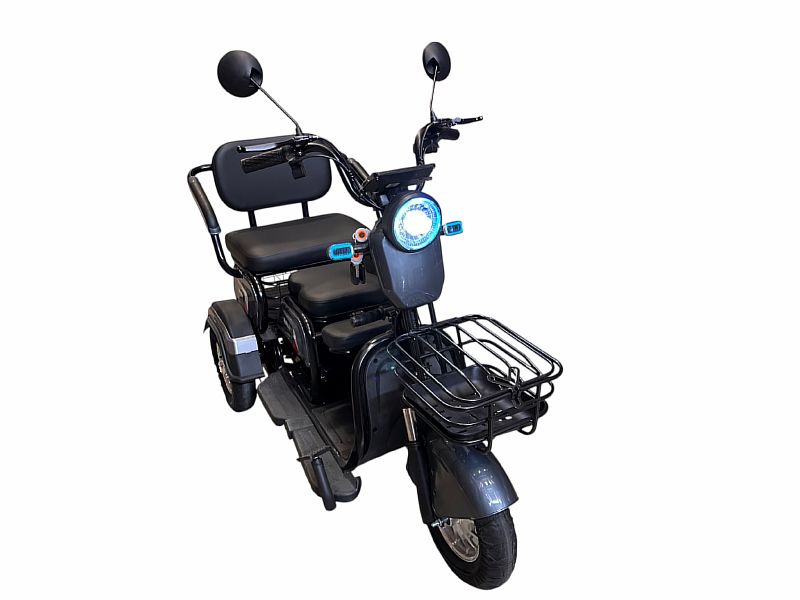 Трицикл аккумуляторный ONEMOTO ET-X1 (48V23Ah;кол.3.00-8;3-местн.;бараб. тормоза)