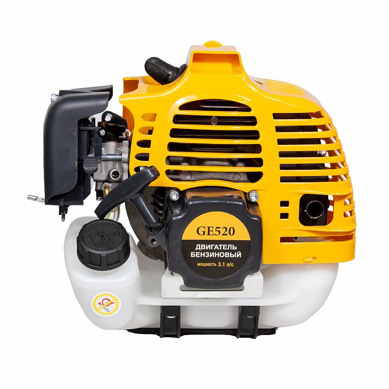 Двигатель бензиновый GE520 (2-таткн., 52сс, 3,1лс, желтый)