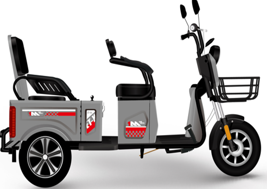 Трицикл аккумуляторный ONEMOTO ET-X4 (48V23Ah; кол. 3.00-10;  3-местн.; бараб. тормоза)
