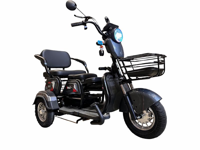 Трицикл аккумуляторный ONEMOTO ET-X1 (48V23Ah;кол.3.00-8;3-местн.;бараб. тормоза)