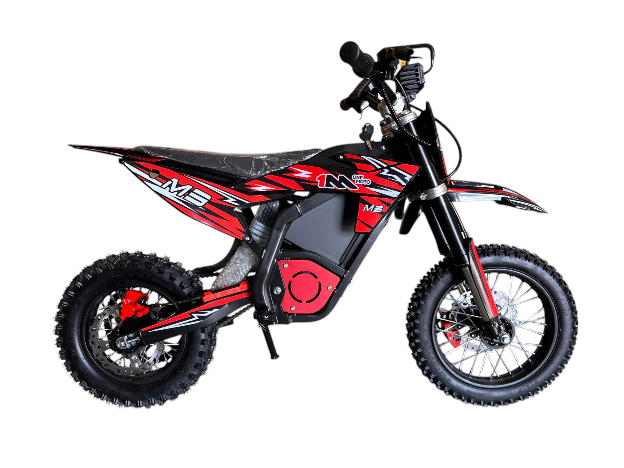 Мотоцикл аккумуляторный ONEMOTO M3-2000 (1200Вт;пик 2000Вт;АКБ48V18Ah;до 40 км;до 50 км/ч;12-10)
