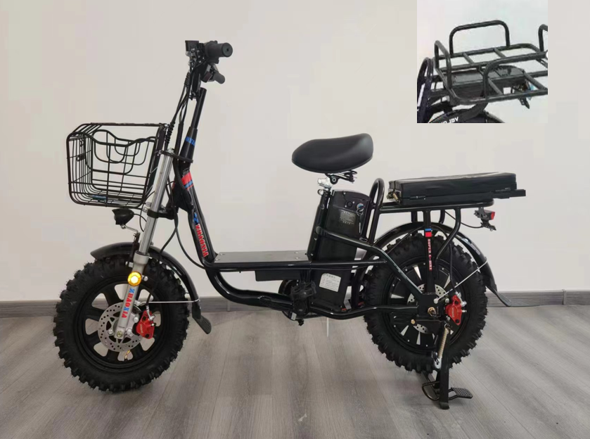 Скутер аккумуляторный ONEMOTO ES-LKD (48V23Ah; 500Вт; кол. 80/100-12; дисковые тормоза)