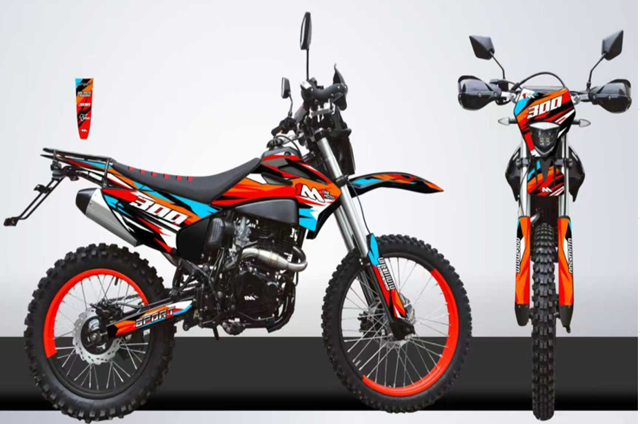 Мотоцикл бензиновый ONEMOTO DB-300 (272 см³;4-такт;возд.охлажд; эл/кикстартер; 5-ступенчатая МКПП)